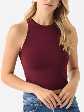 ALC Gorgeous & Chic Bailey Knit Crop Top Sz XS NWT $250!!
